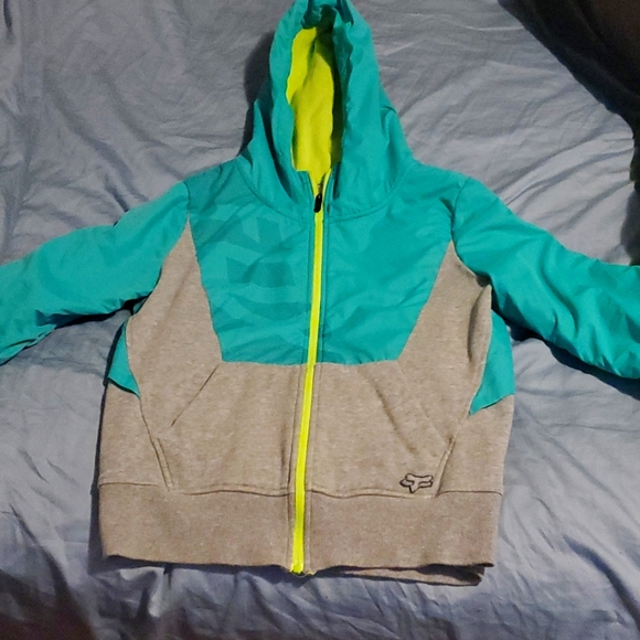 SUPER CUTE FOX RACING SPRING SWEATER JACKET - Picture 1 of 3